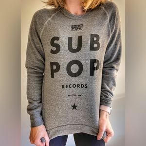 SUB POP Women’s Sweatshirt NWOT